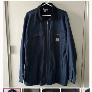 Carhartt 104074-973 Pawnee Fleece Lined Rain Defender® Shirt Jac